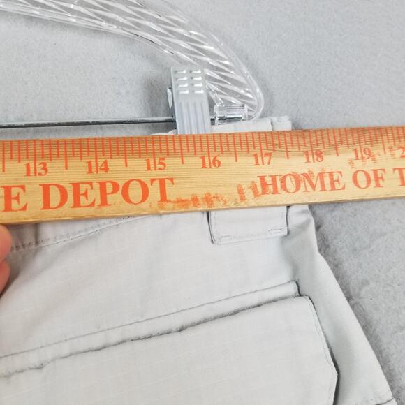 TRU-SPEC Cargo Pants Mens 36x32 Khaki Ripstop Tactical Utility Pockets Workwear - Picture 9 of 15